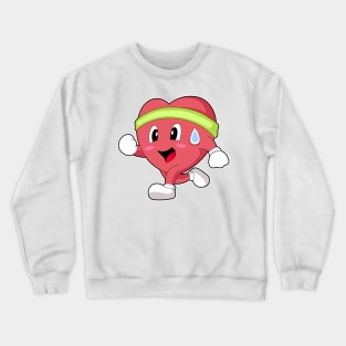 Heart Runner Running Crewneck Sweatshirt